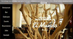 Desktop Screenshot of elmundo-bremen.de