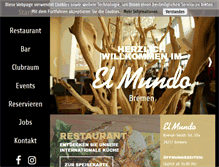 Tablet Screenshot of elmundo-bremen.de